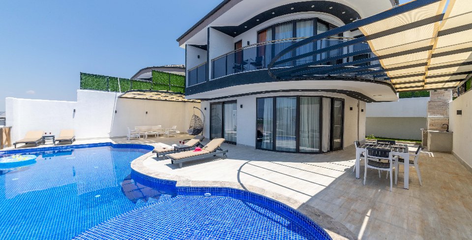 Korunaklı Villa Kalkan - Villa Bivio B | Tatil Villası